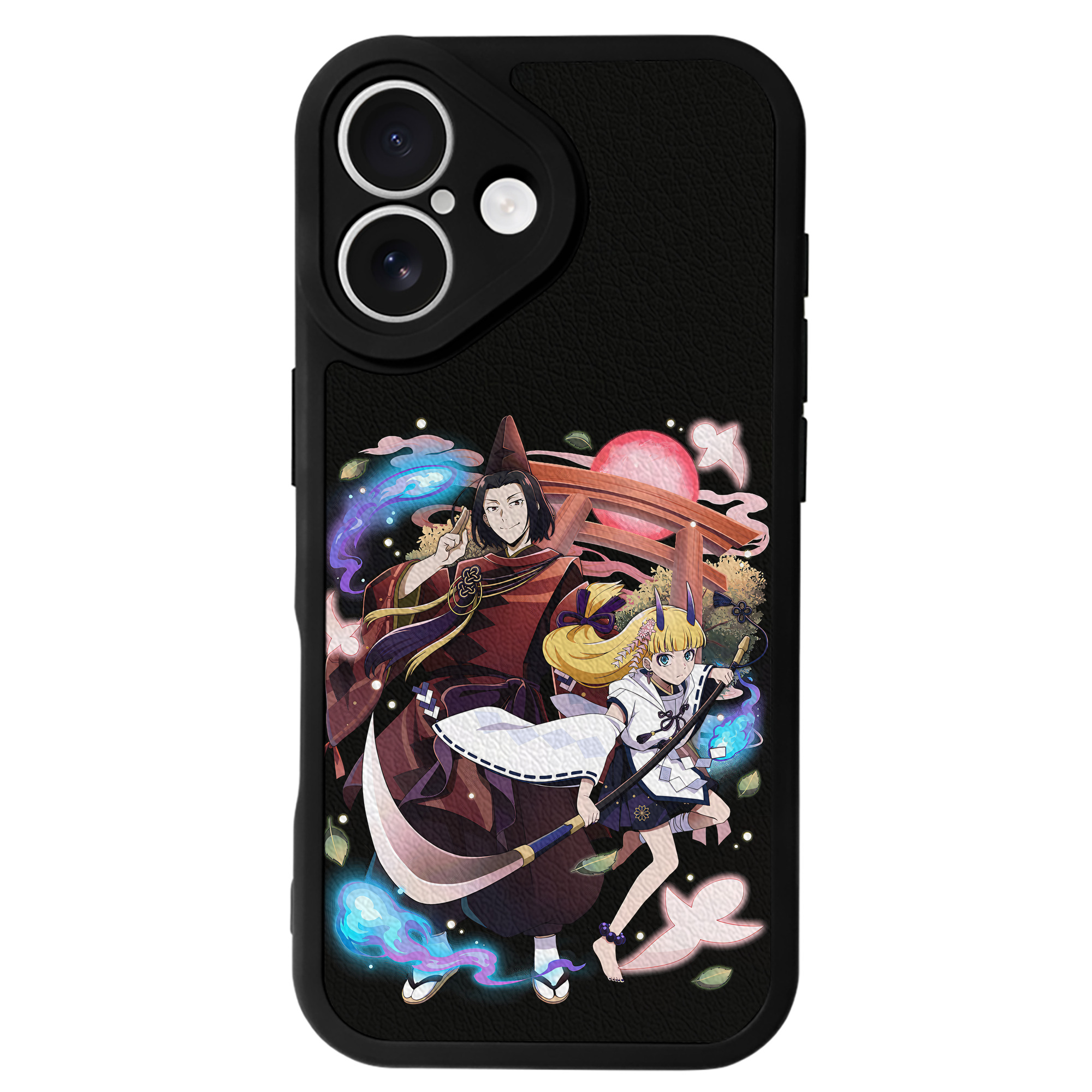 （画像用） 文豪ストレイドッグス Bungo Stray Dogs 【iPhone 16シリーズ対応】シリコンスマホケース（レザー調） 材質：シリコン